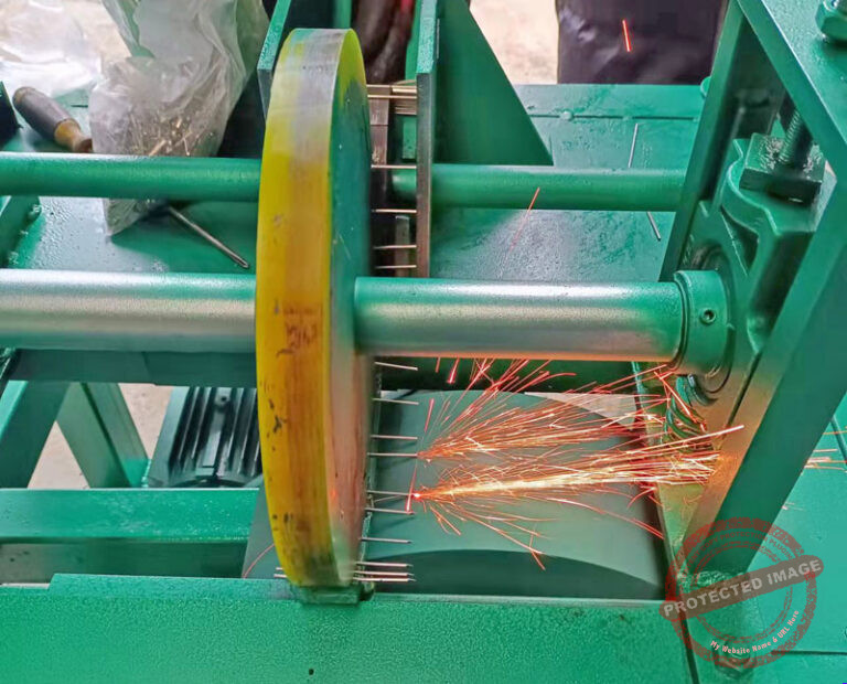 Automatic Steel Wire Sharpening Machine - Hook Making Machine, Double J ...