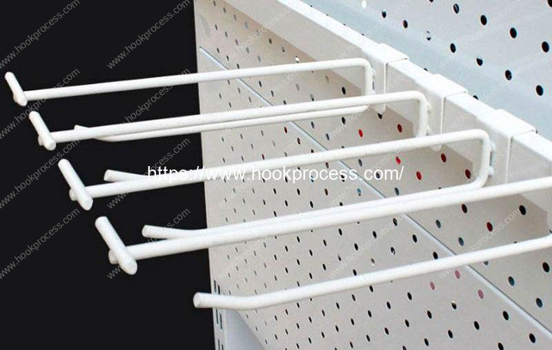Double-Wire-Supermarket-Rack-Hook-Application