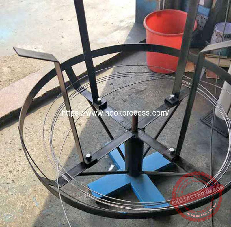 Metal-Wire-Hook-Making-Machine-Wire-Discharge-Device