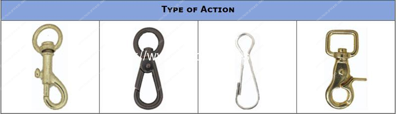 Metal Fixed Loop Spring Snap Hook