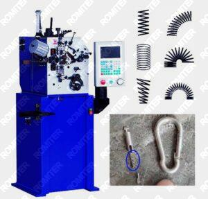 Automatic Carabiner Snap Hook Spring Making Machine