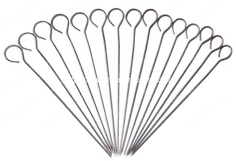 Automatic Steel Wire Iron Hanging Kebab BBQ Skewer Making Machine